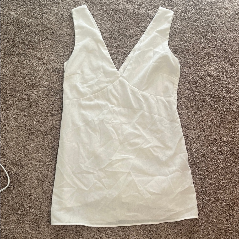 Elegant White Mini Dress